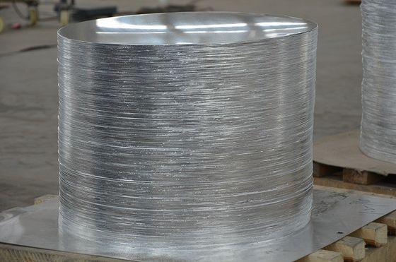 Pas de Zilveren Schijven van het Aluminium Vlakke Ronde Metaal want aan het Aluminium kan